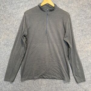 Lululemon Metal Vent Tech Half Zip Pullover Mens XL Breathable Lightweight Top